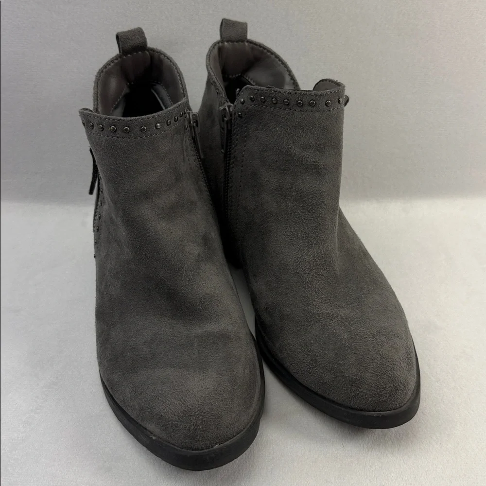 Sonoma Suede Studded Ankle Booties Vitalize by Ortholite® Insoles